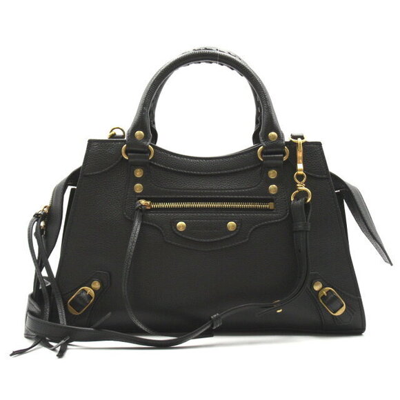 Balenciaga Handbags - Balenciaga Neo Classic City Shoulder Bag Leather Black